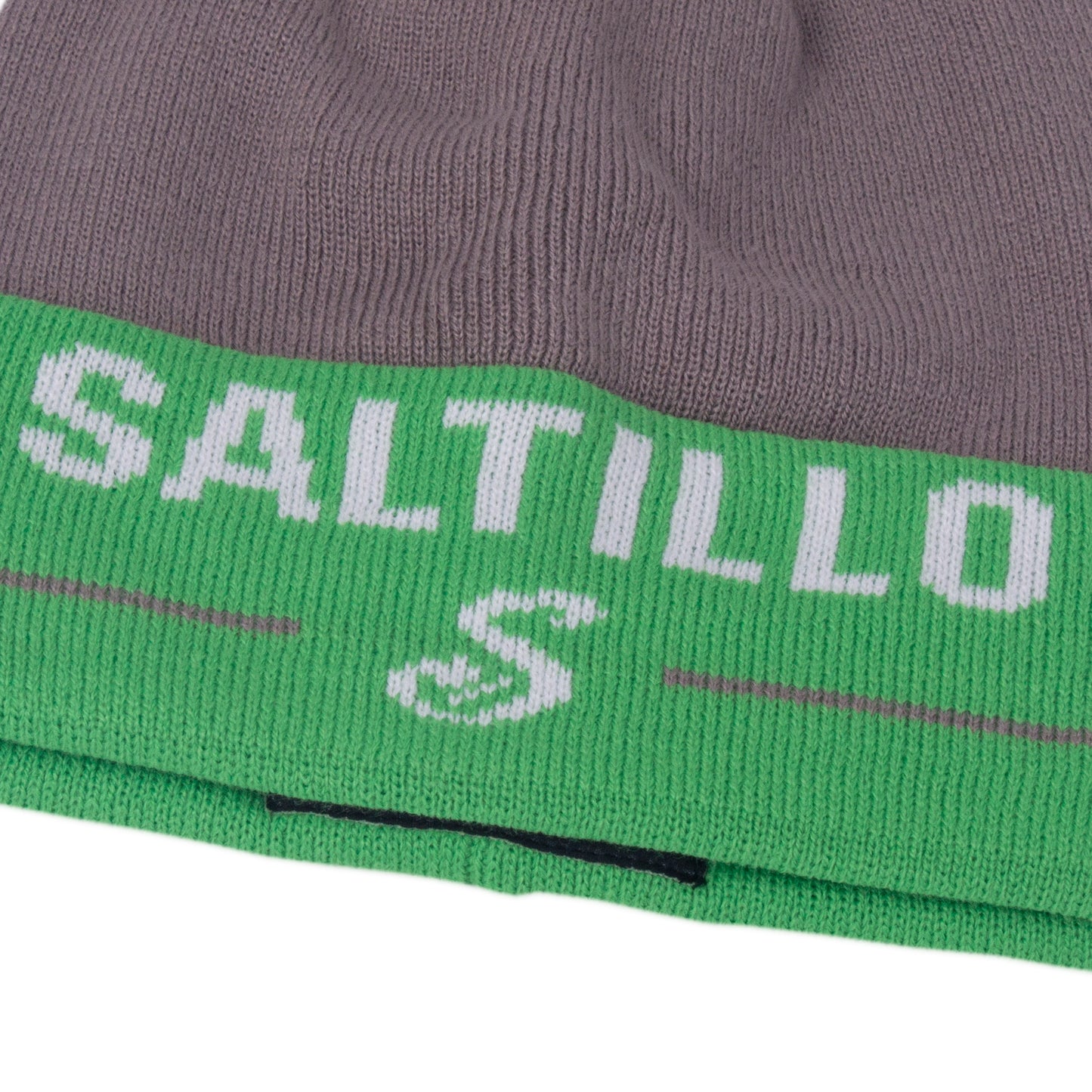 Gray Saltillo Beanie with Green Visor