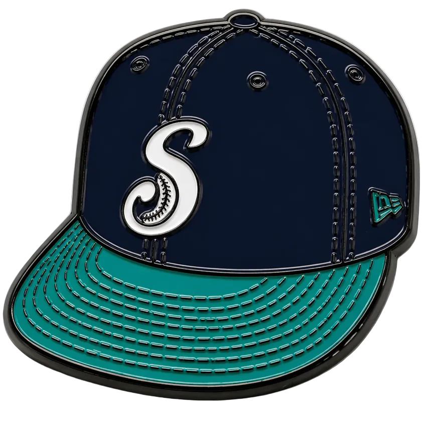 PIN GORRA MENTA-AZUL MARINO 2026