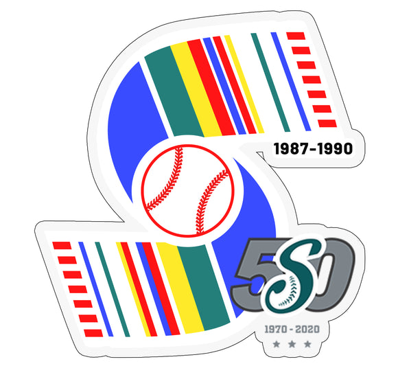 Sticker Retro 1987-1990
